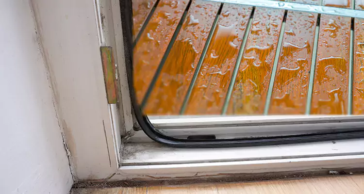 Water Leaking Wooden Patio Doors Repair in Bonita Springs, FL